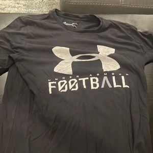 Under Armour black and white shirt